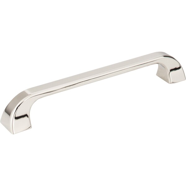 Jeffrey Alexander 160 mm Center-to-Center Polished Nickel Square Marlo Cabinet Pull 972-160NI - main